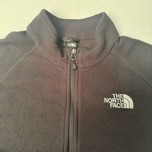 The North Face Women’s Fleece Jacket Size Large CT30 Full Zip Black Womens